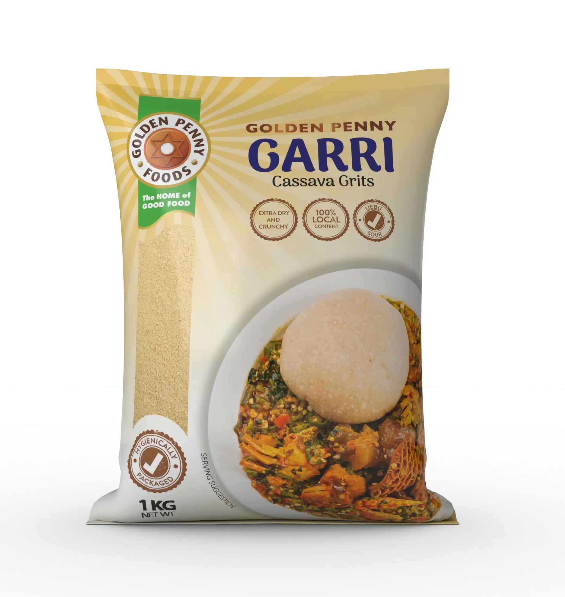 1kg  Golden Peny Garri
